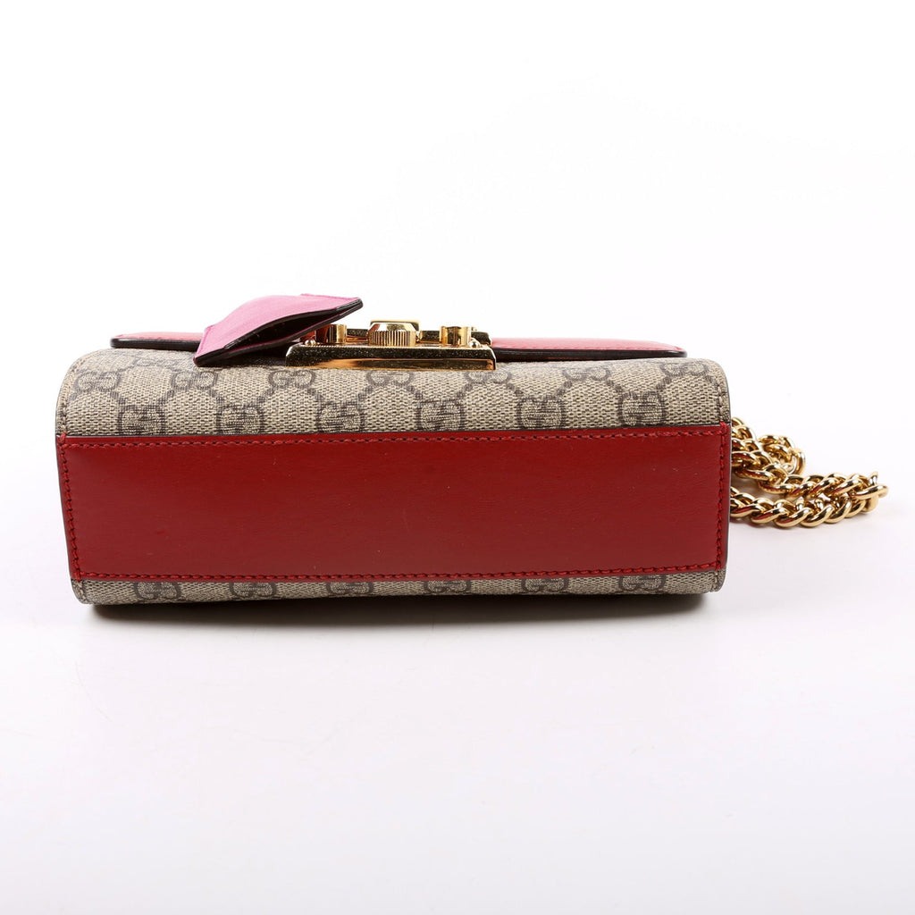 409487 Padlock GG Supreme Small Red
