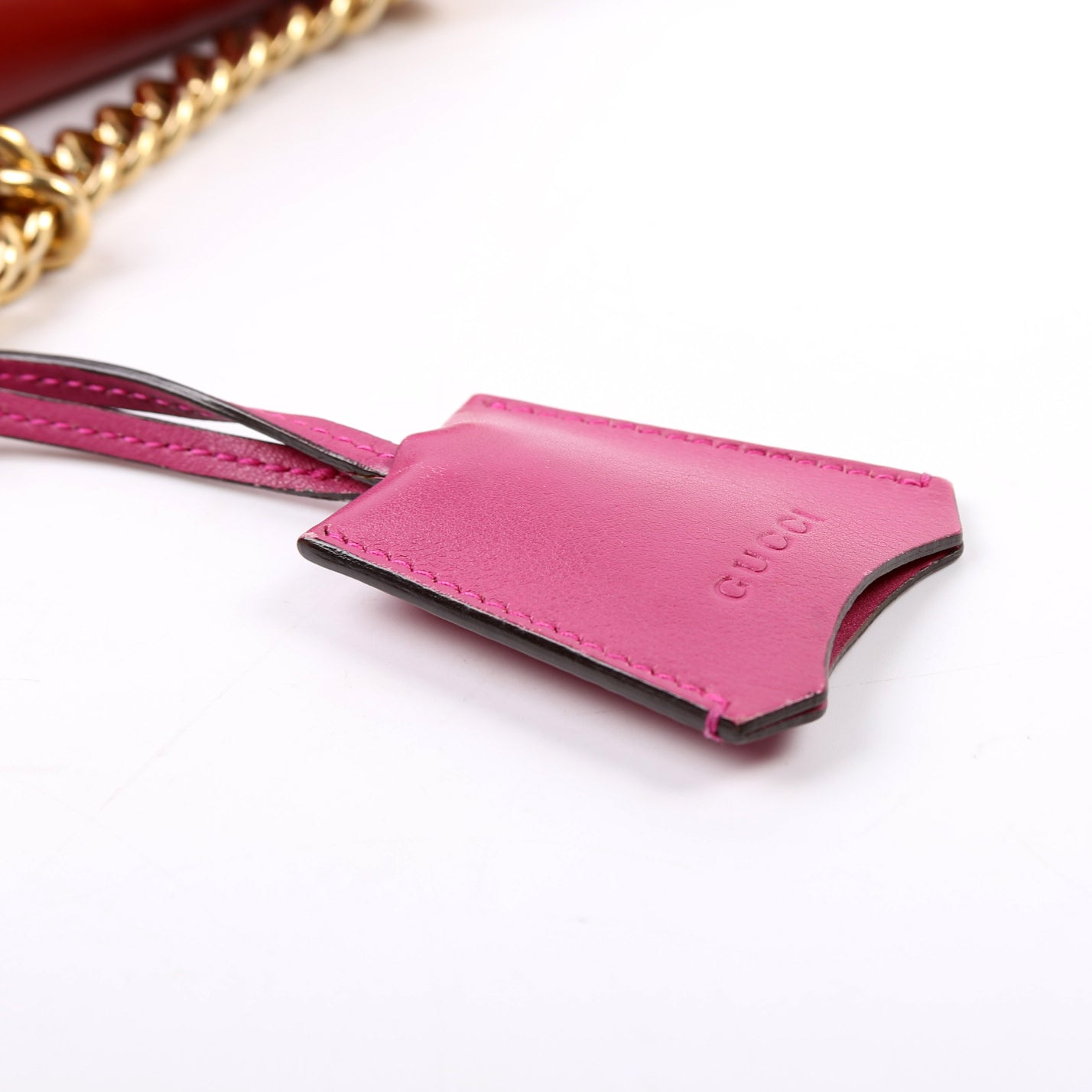 409487 Padlock GG Supreme Small Red