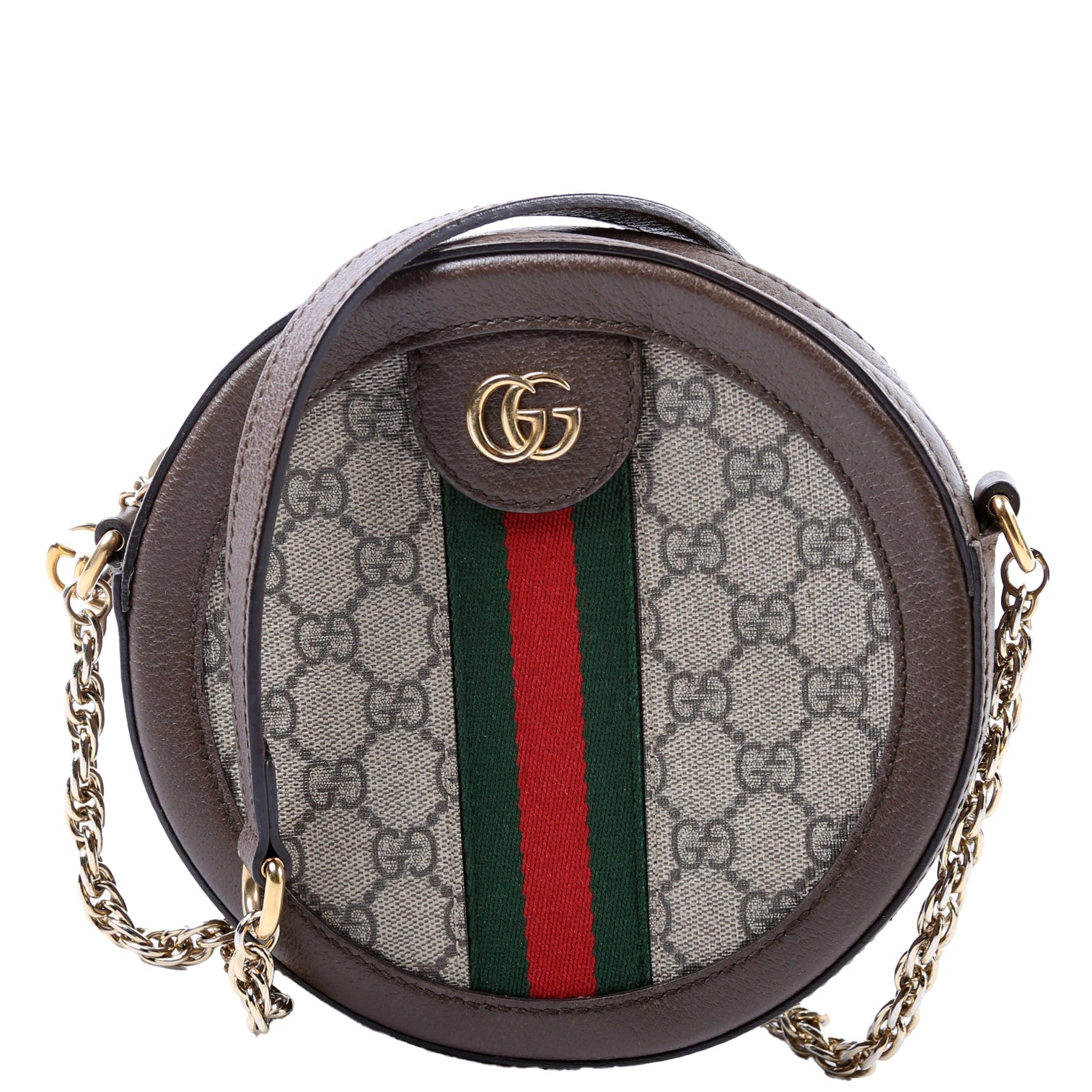 ON HOLD 550618 Ophidia GG Supreme Round Small Crossbody
