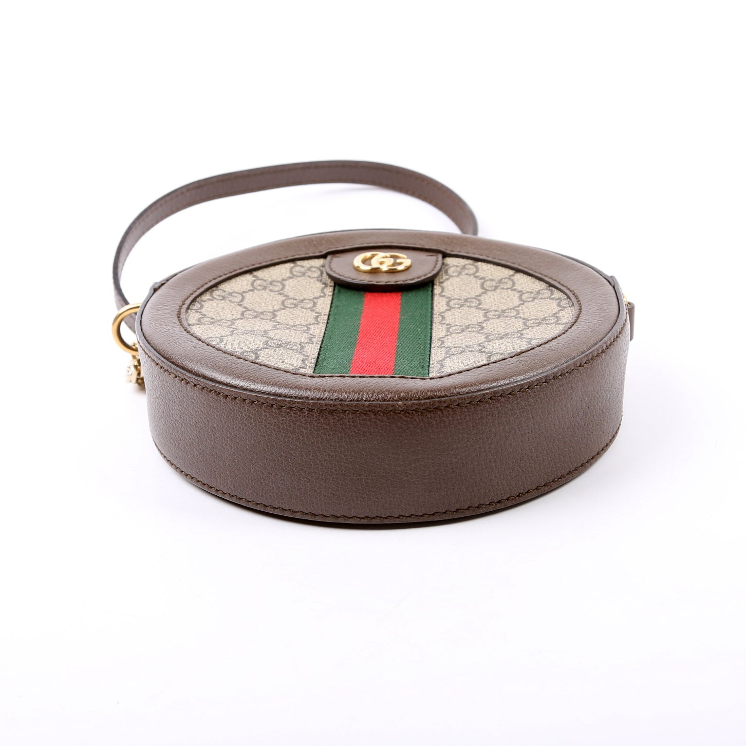 ON HOLD 550618 Ophidia GG Supreme Round Small Crossbody