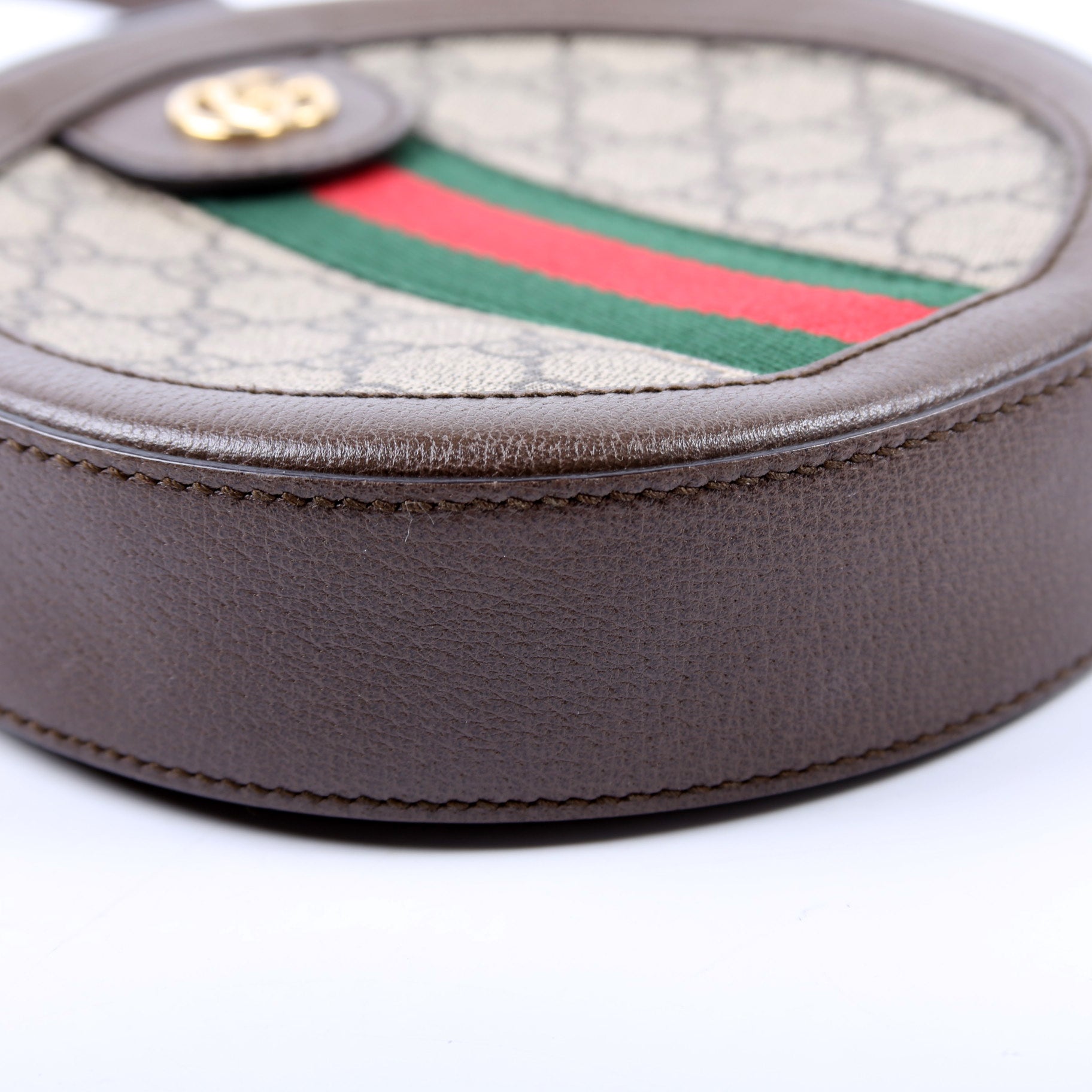 ON HOLD 550618 Ophidia GG Supreme Round Small Crossbody