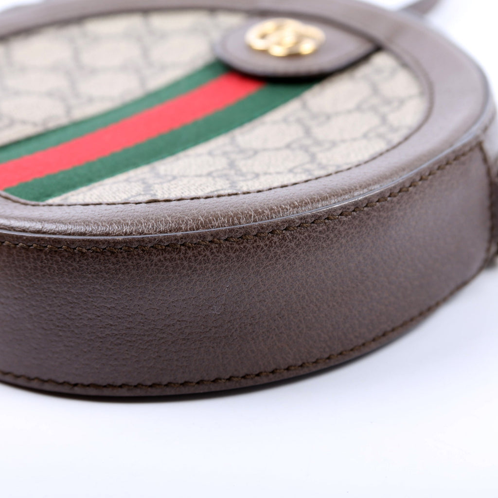 ON HOLD 550618 Ophidia GG Supreme Round Small Crossbody