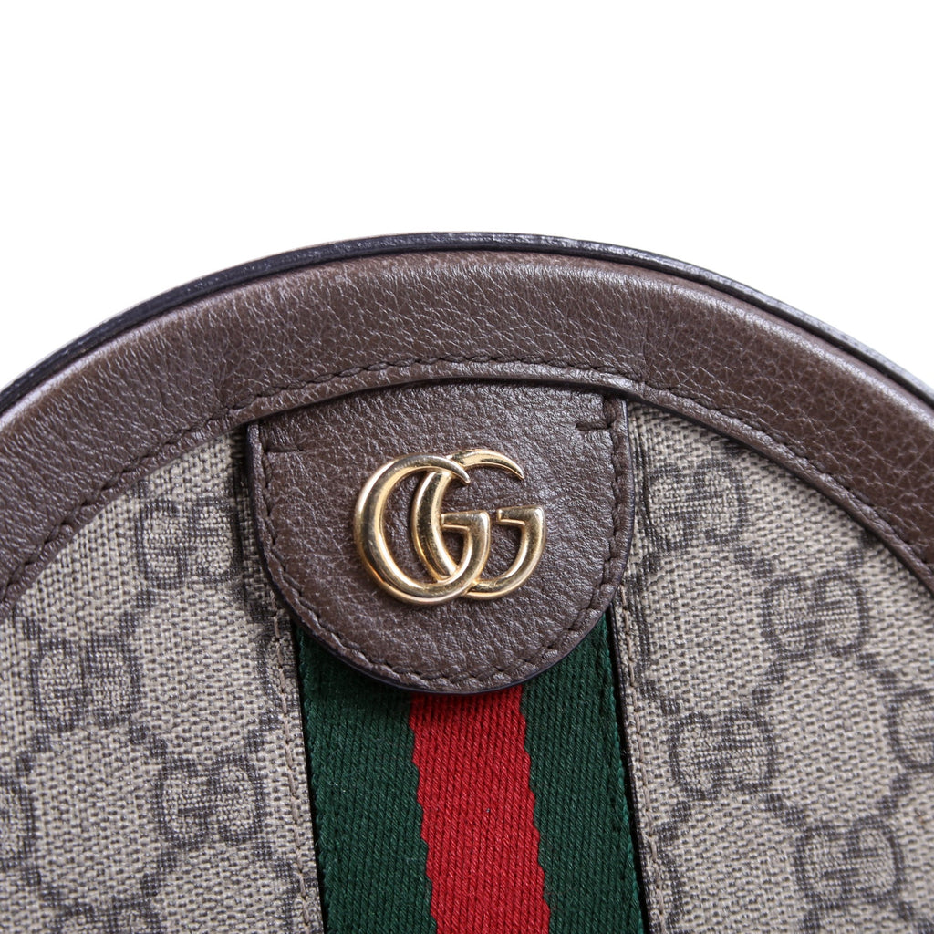 ON HOLD 550618 Ophidia GG Supreme Round Small Crossbody