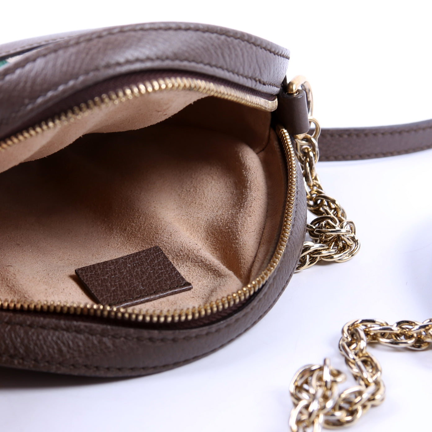 ON HOLD 550618 Ophidia GG Supreme Round Small Crossbody