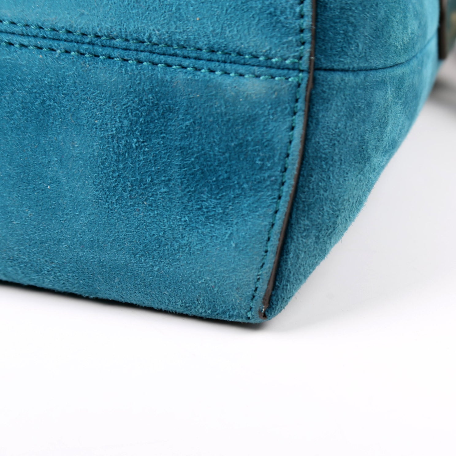 8BL124 By the Way Medium Coin Pocket Suede Teal