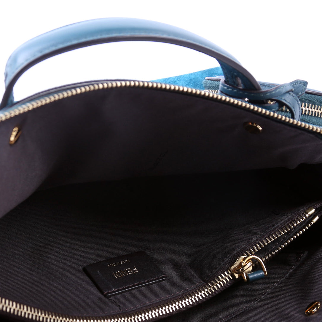 8BL124 By the Way Medium Coin Pocket Suede Teal