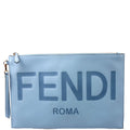 8N0178 Roma Large Flat Pouch Blue