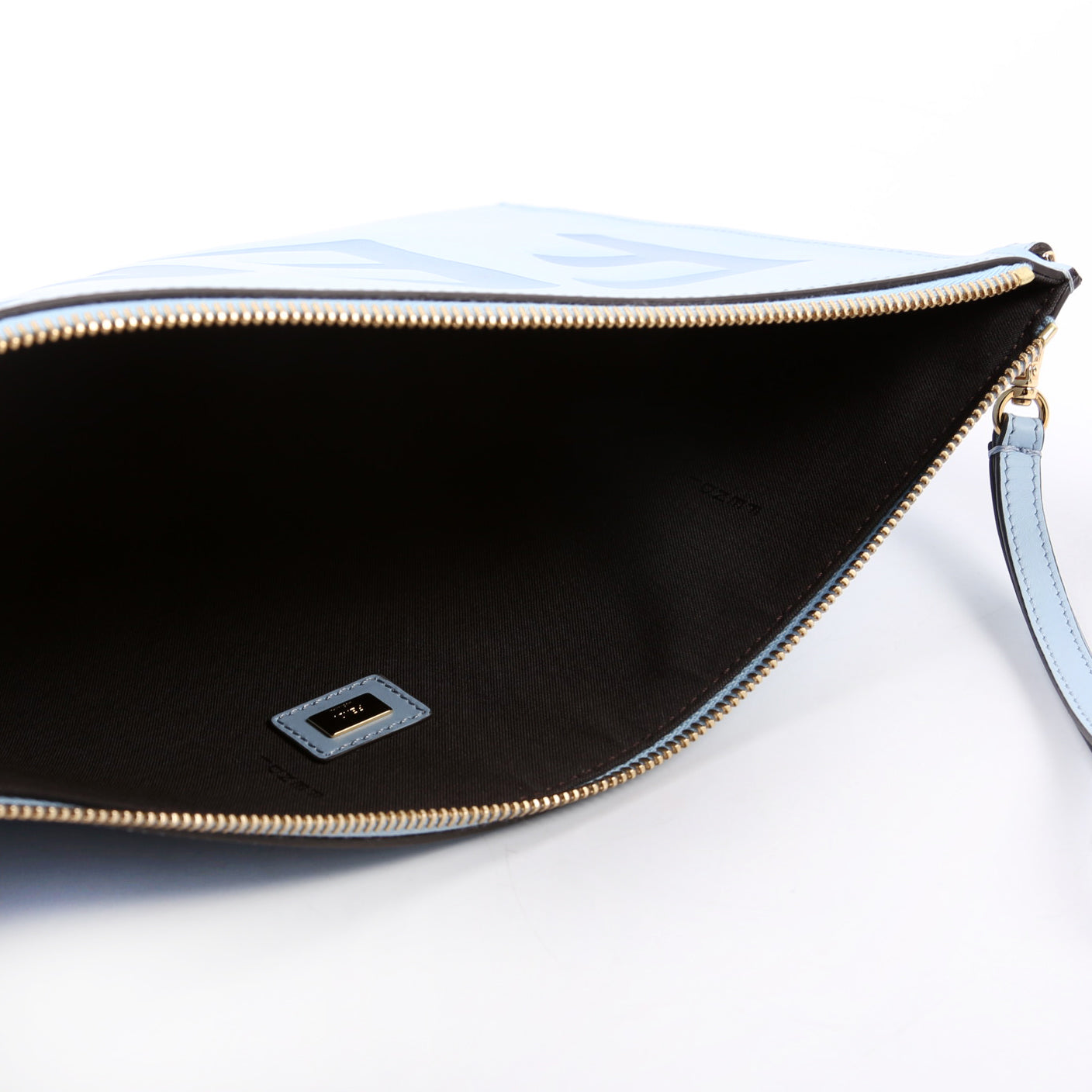 8N0178 Roma Large Flat Pouch Blue