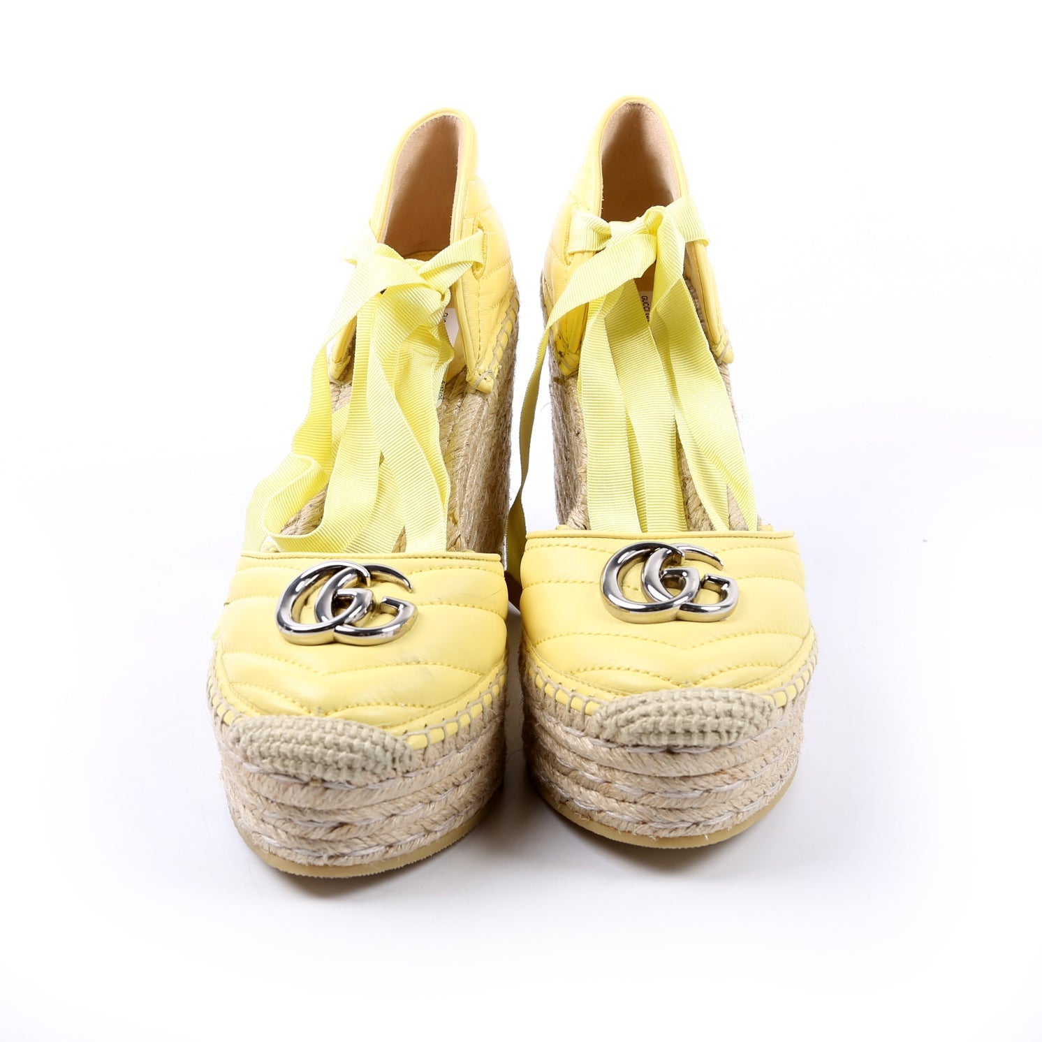 GG Marmont Espadrille Wedges Size 38