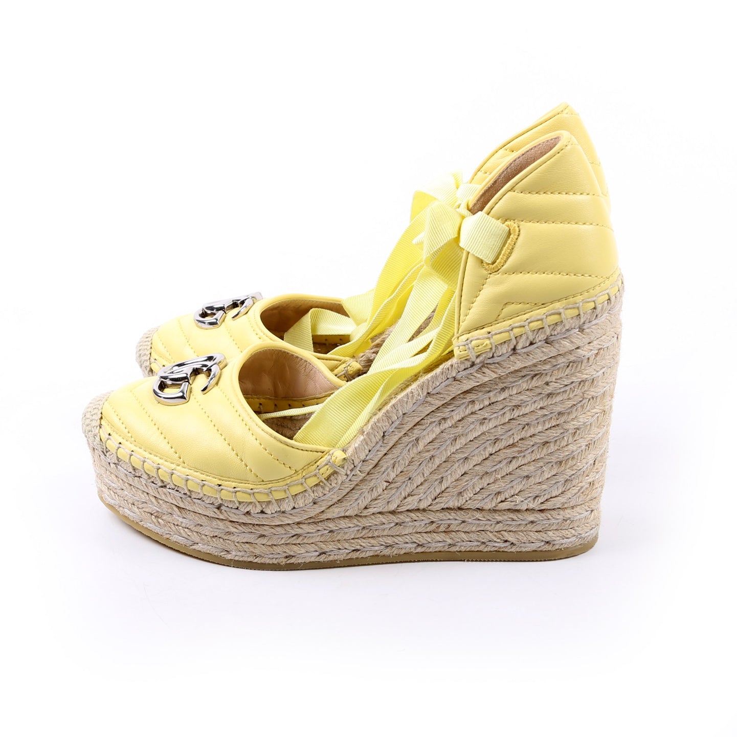 GG Marmont Espadrille Wedges Size 38
