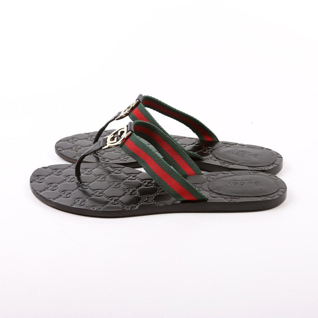 GG Web Strap Flip Flops Size 39.5