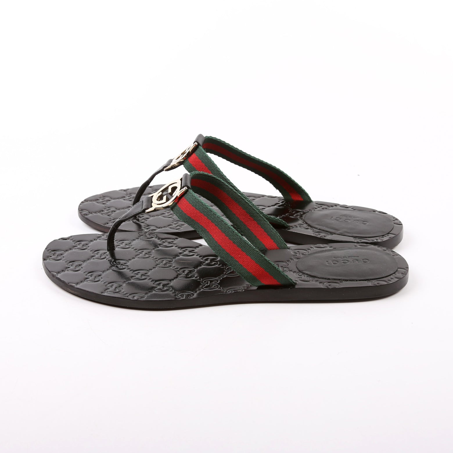 GG Web Strap Flip Flops Size 39.5