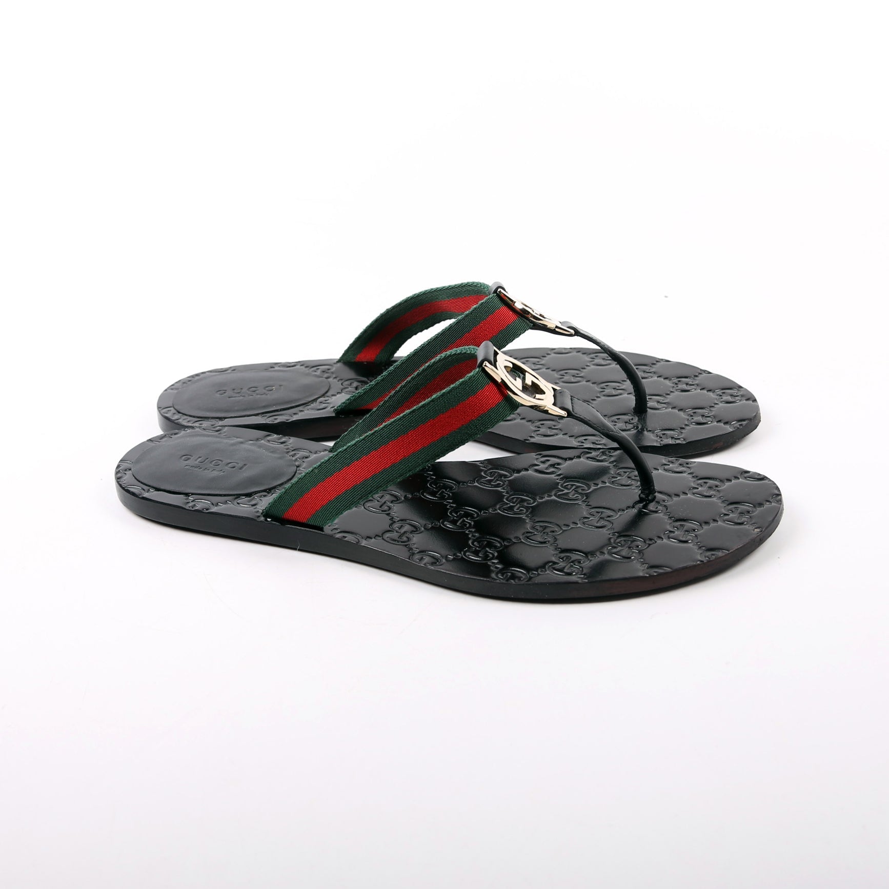 GG Web Strap Flip Flops Size 39.5