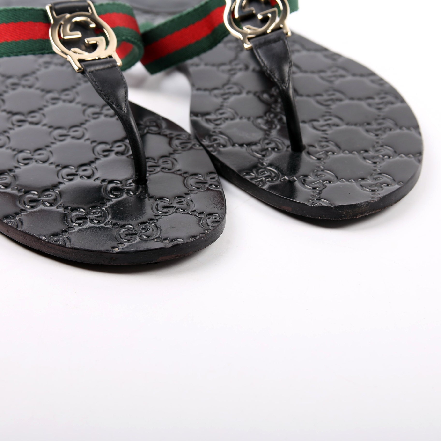 GG Web Strap Flip Flops Size 39.5