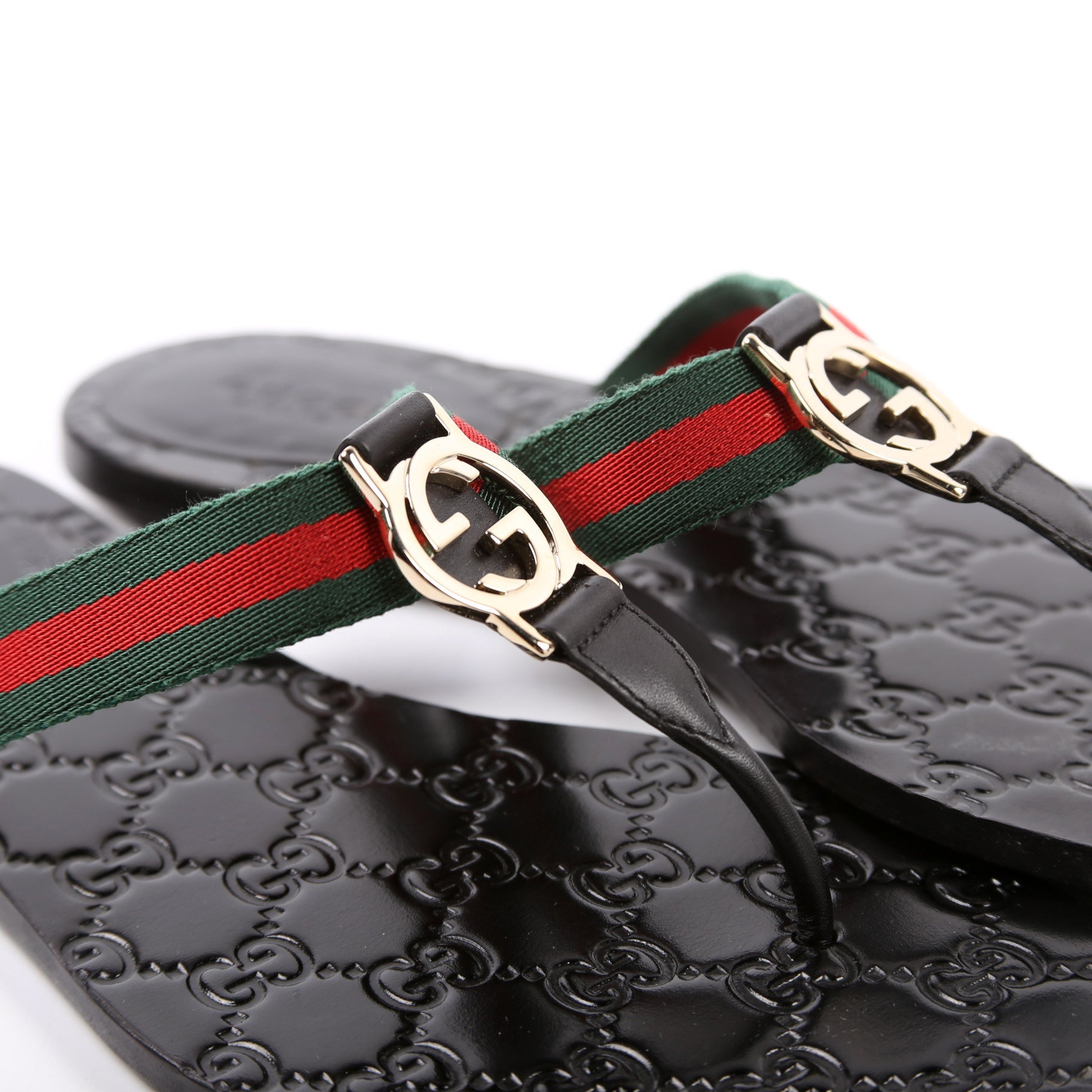 GG Web Strap Flip Flops Size 39.5