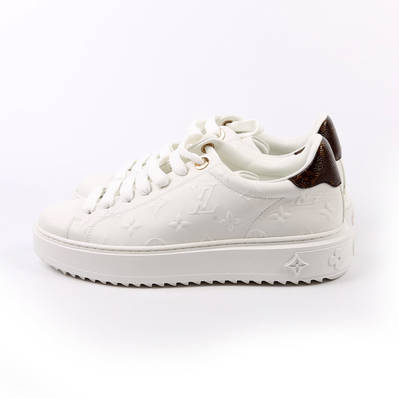 Time Out Sneakers Size 39 White/Brown