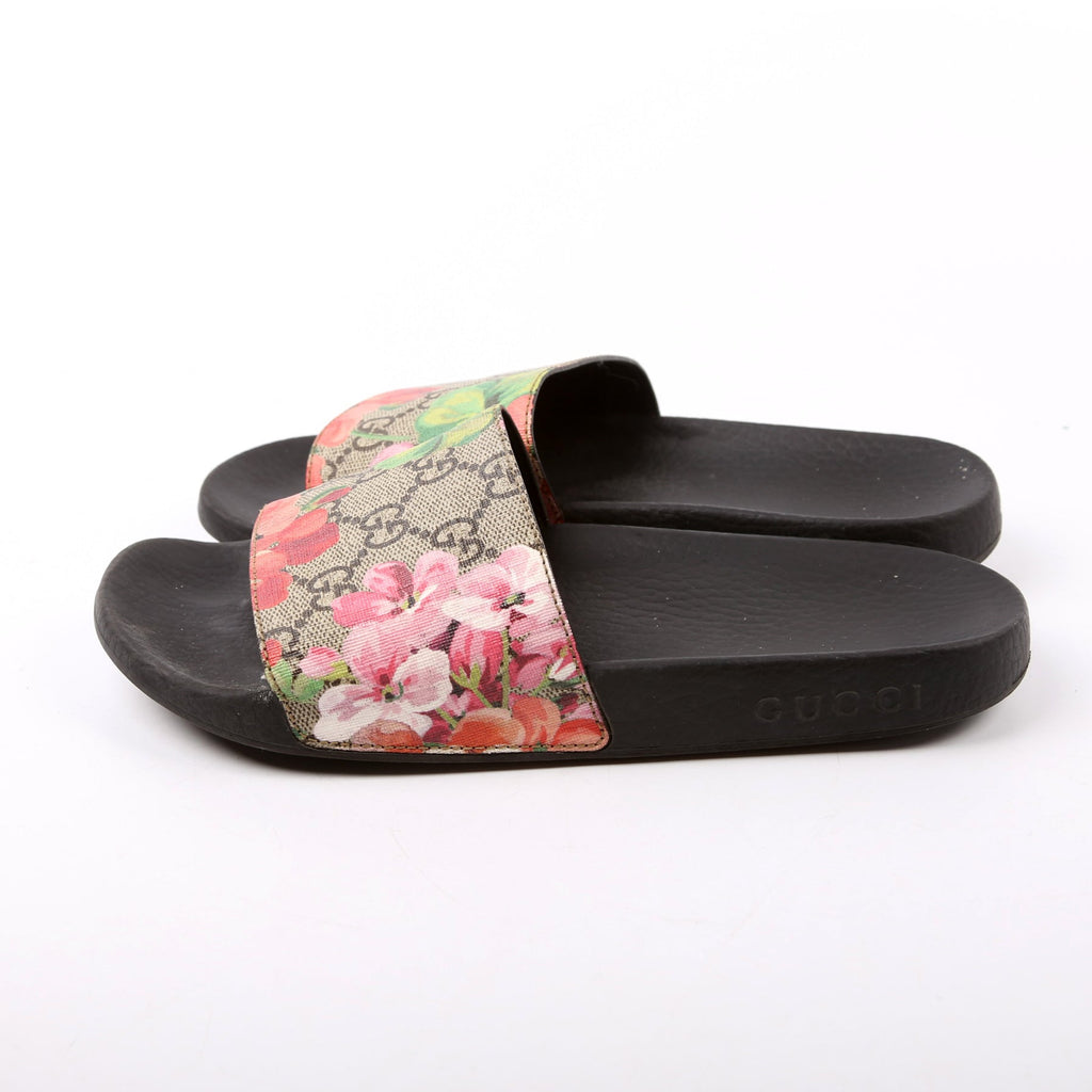 GG Blooms Slides Size 36 Beige/Multicolor