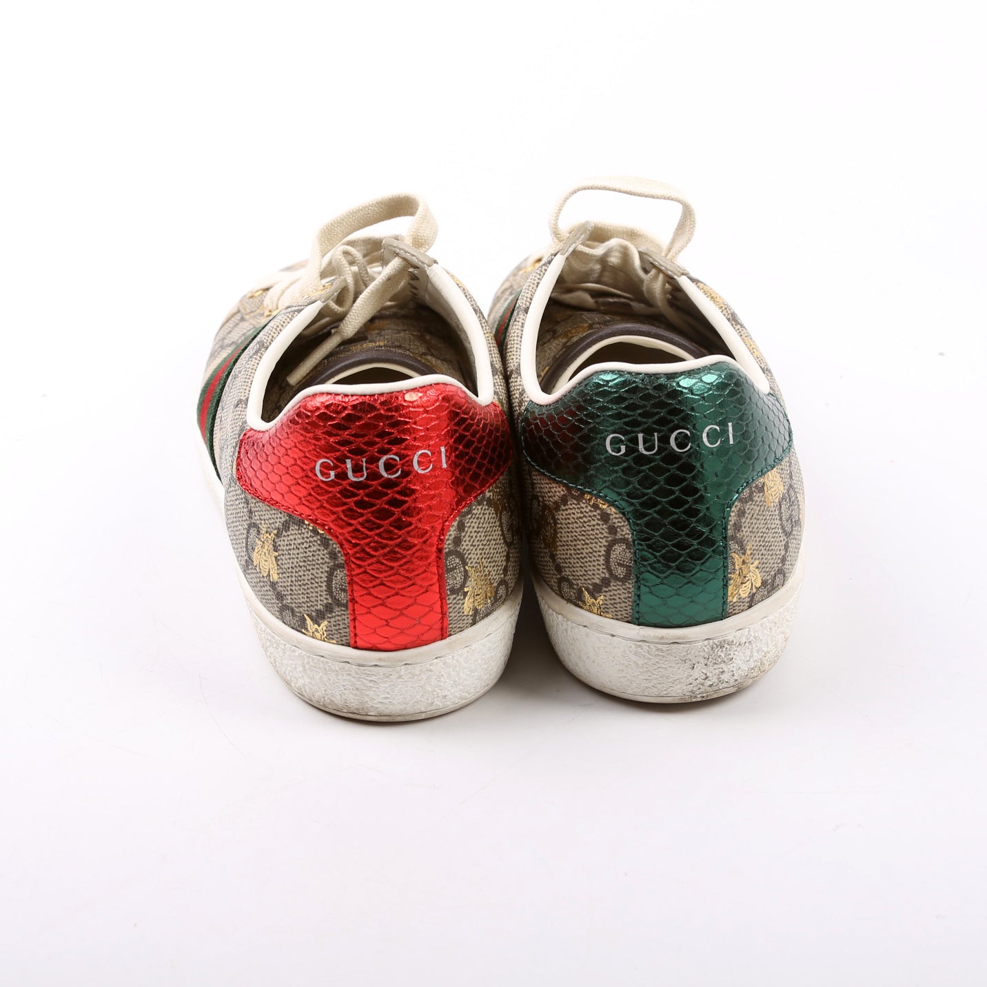 Ace Web GG Supreme Bee Sneakers Size 36 Beige/Multicolor