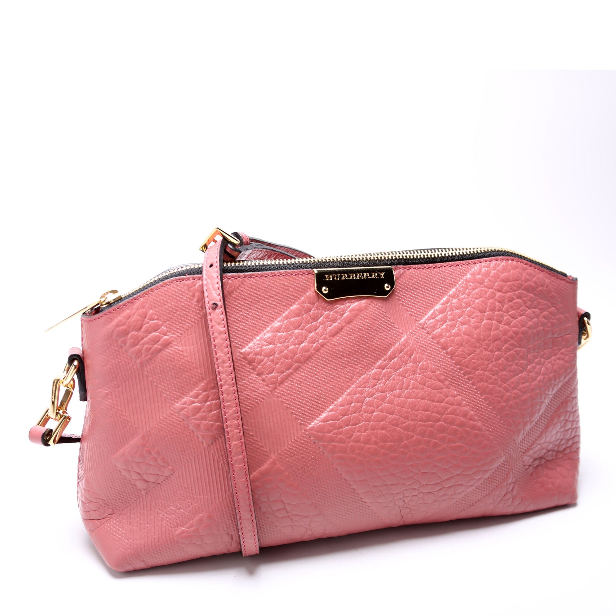 Chichester Grain Check Crossbody Mauve