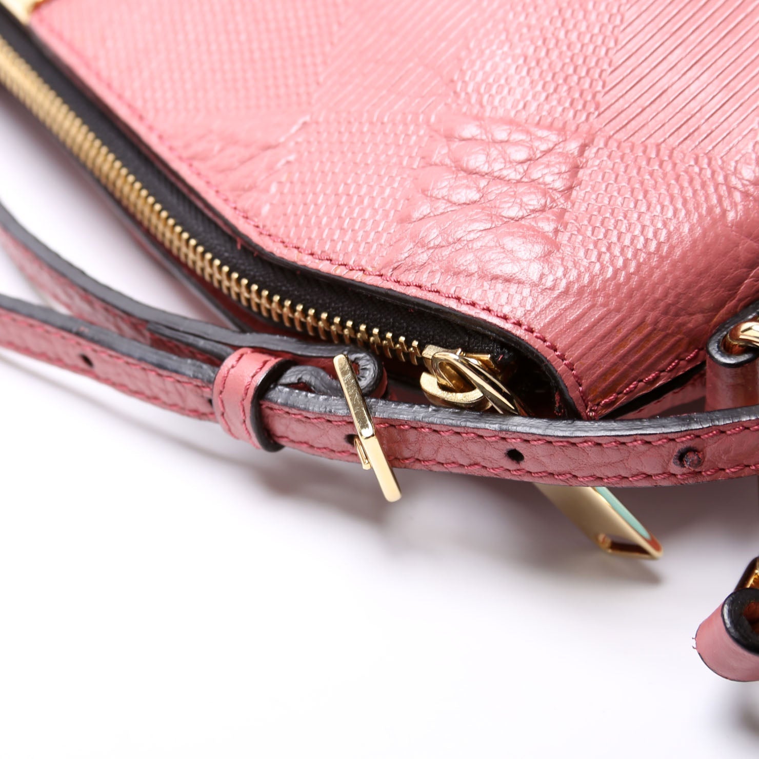 Chichester Grain Check Crossbody Mauve