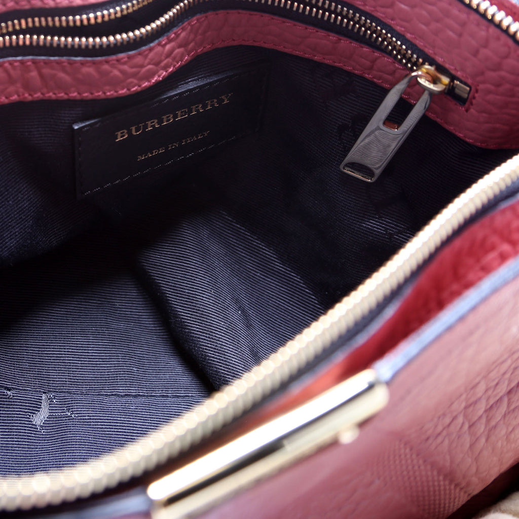 Chichester Grain Check Crossbody Mauve