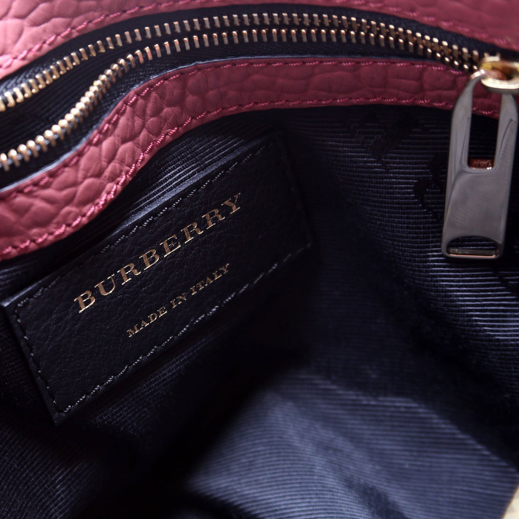 Chichester Grain Check Crossbody Mauve