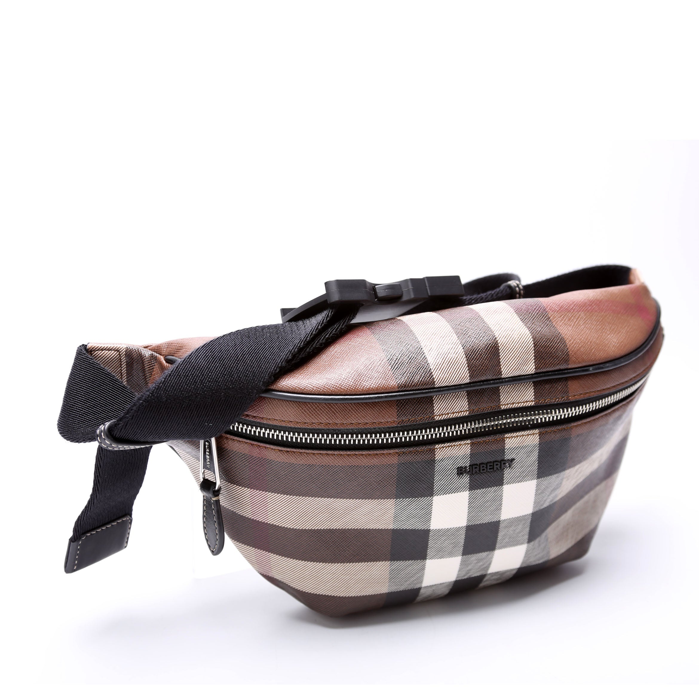 Cason Check E-Canvas Bum Bag