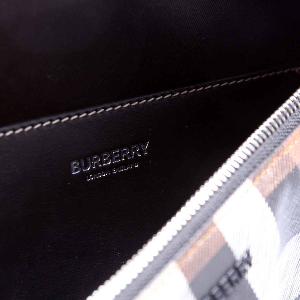 Cason Check E-Canvas Bum Bag