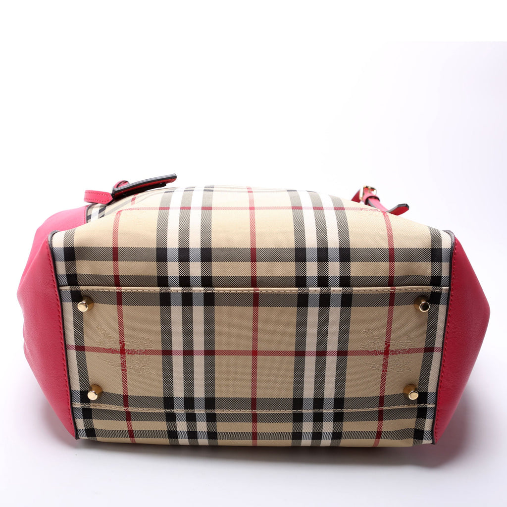Haymarket Check Small Canterbury Tote Pink