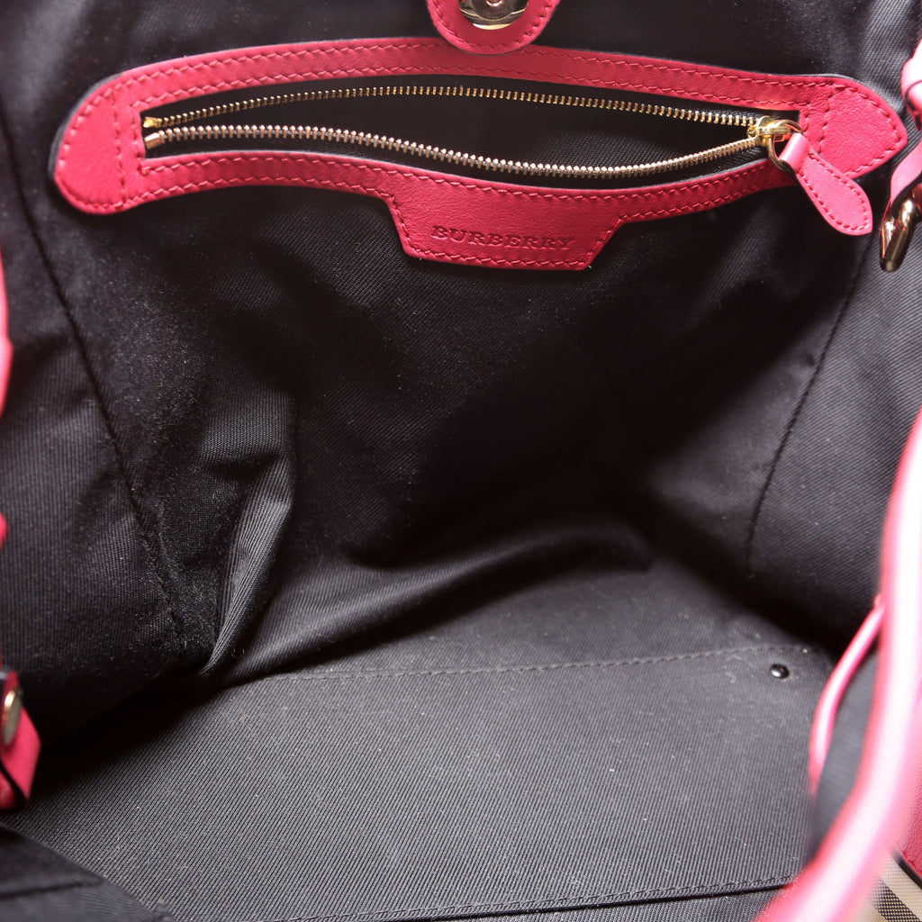 Haymarket Check Small Canterbury Tote Pink