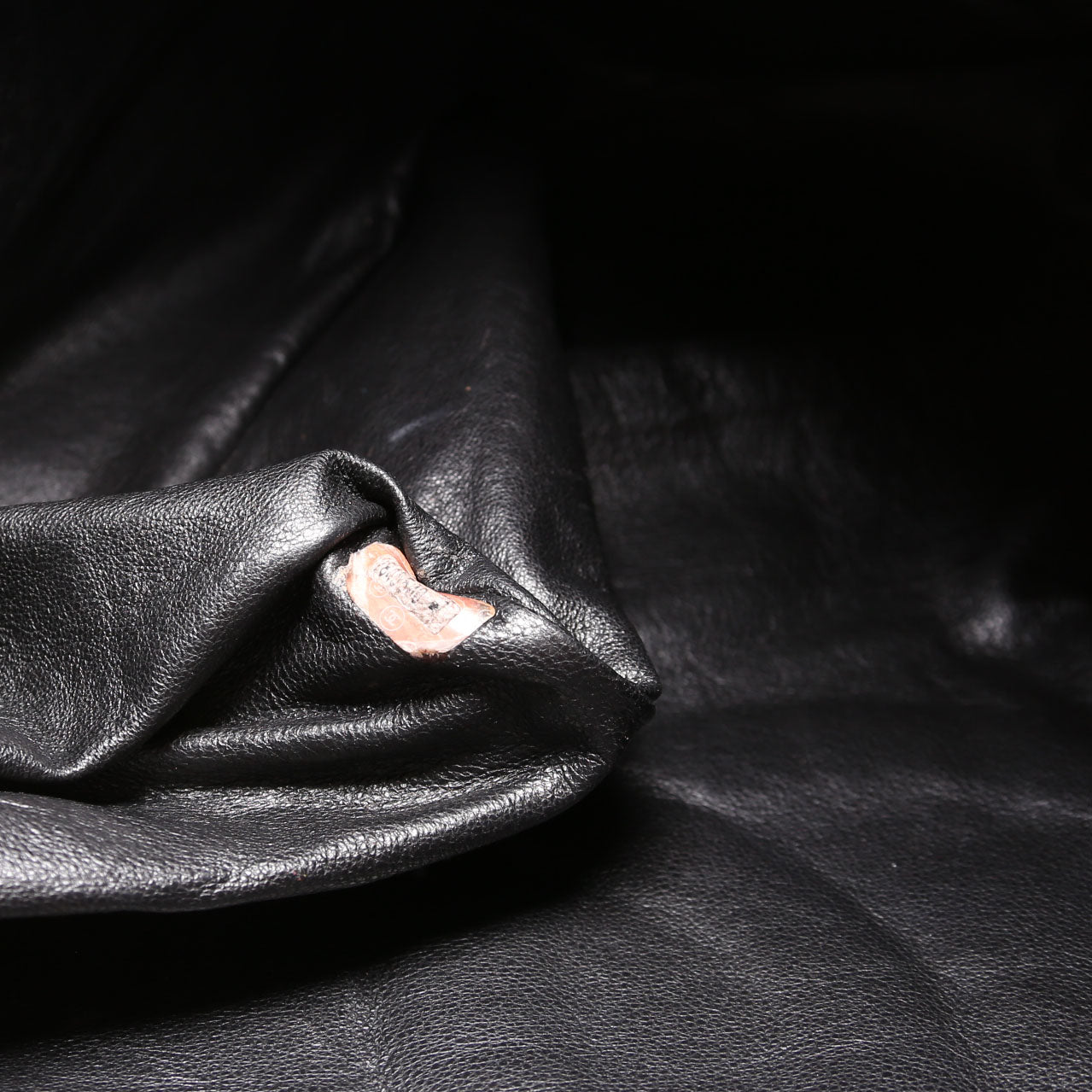 CC Lambskin Chain Tote Extra Large Vintage 2M Black