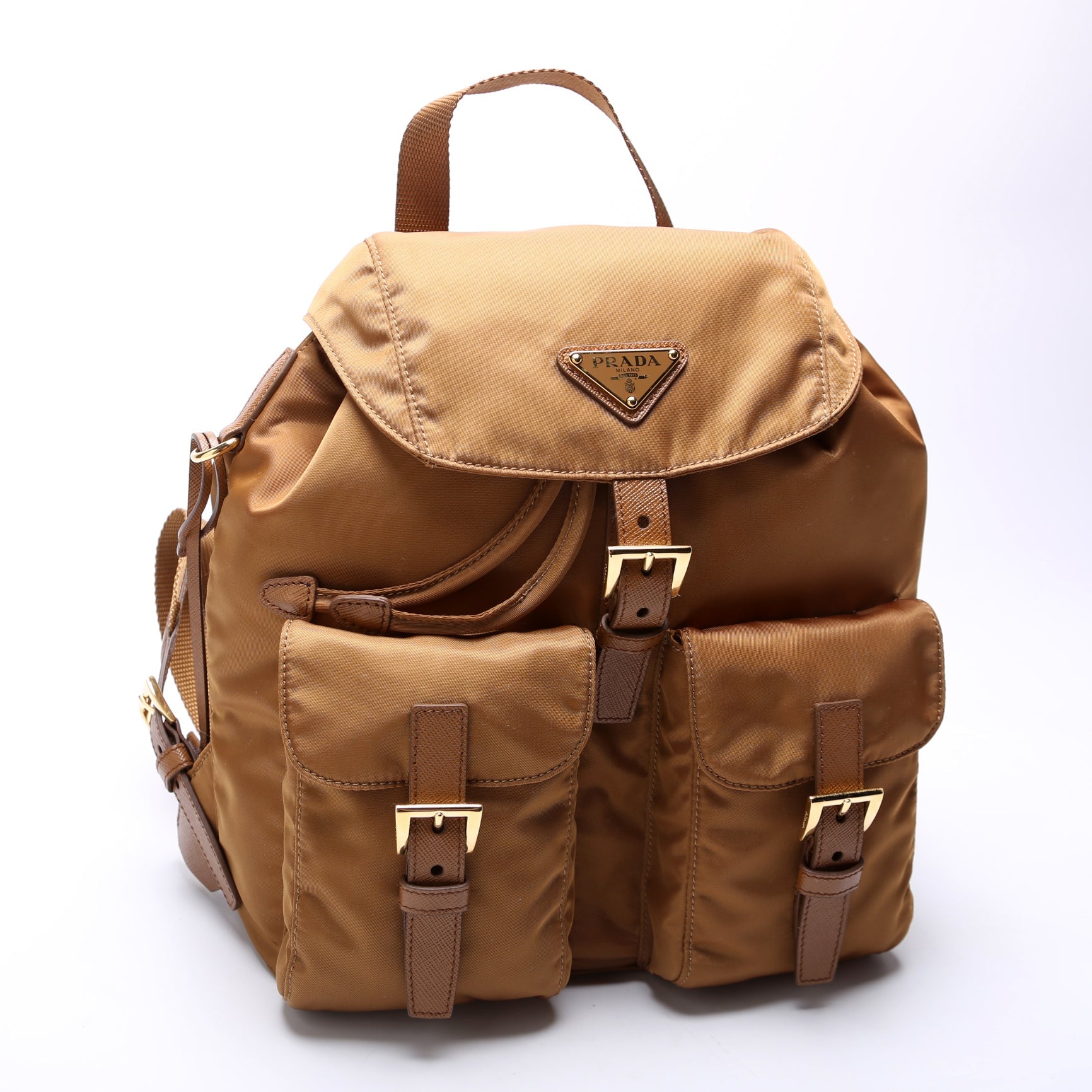 1BZ677 Re-Edition 1978 Re-Nylon Backpack Small Brown