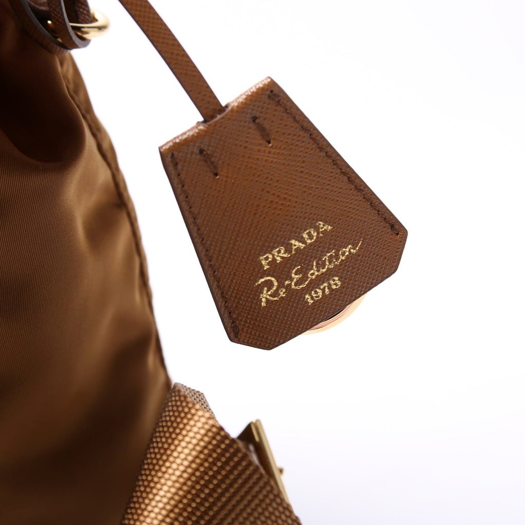 1BZ677 Re-Edition 1978 Re-Nylon Backpack Small Brown