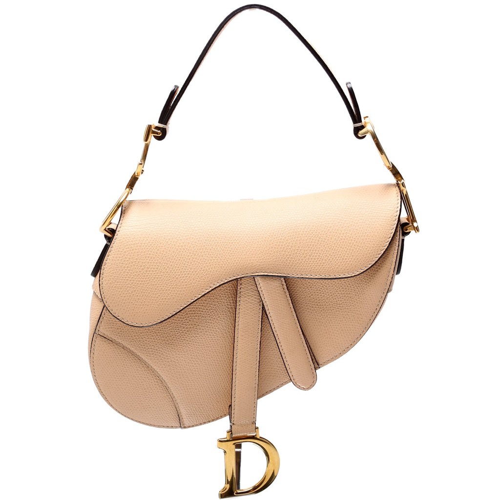 Saddle Bag Mini Leather Nude
