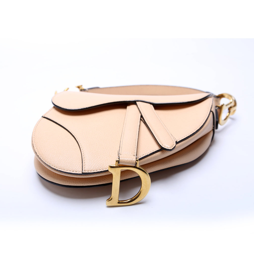 Saddle Bag Mini Leather Nude