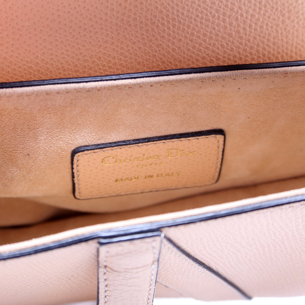 Saddle Bag Mini Leather Nude