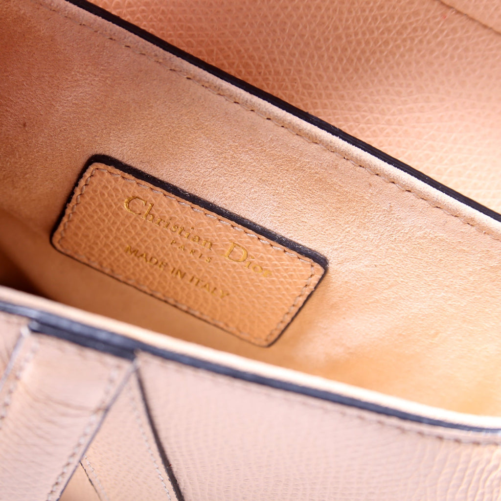 Saddle Bag Mini Leather Nude