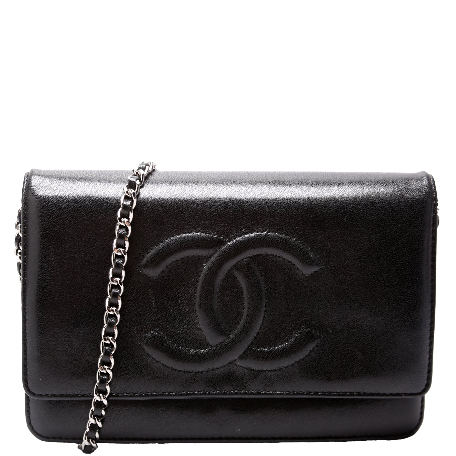 Wallet On Chain Timeless CC Lambskin