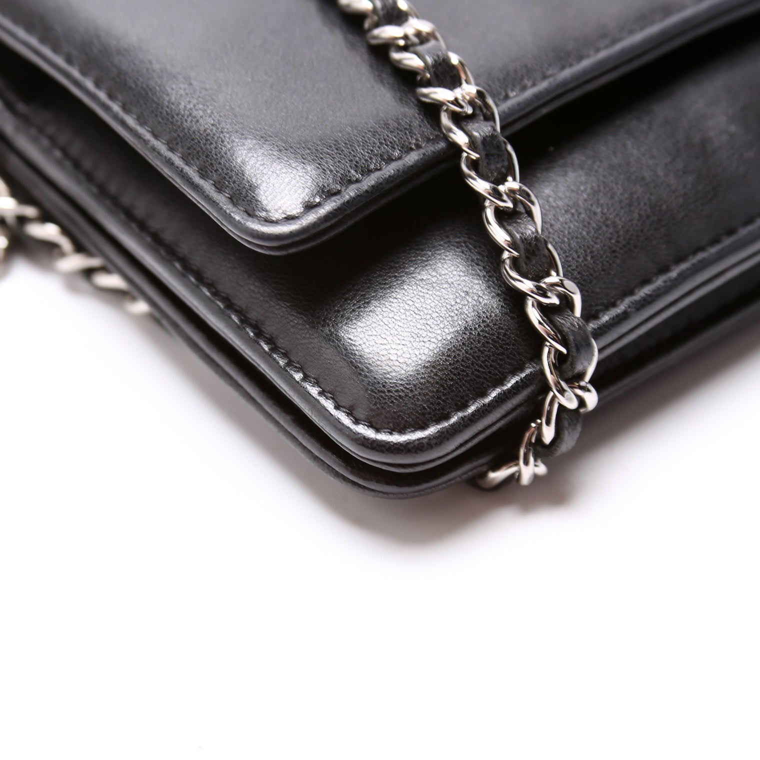 Wallet On Chain Timeless CC Lambskin