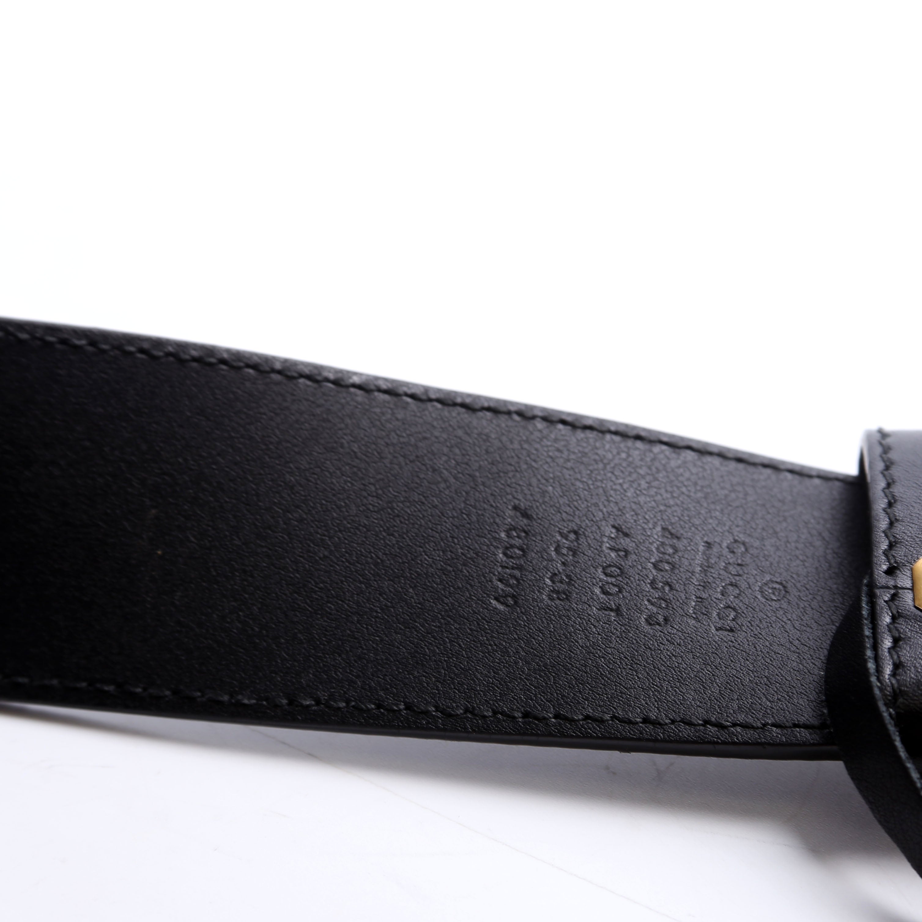400593 GG Marmont Leather Belt Size 95/38 Black