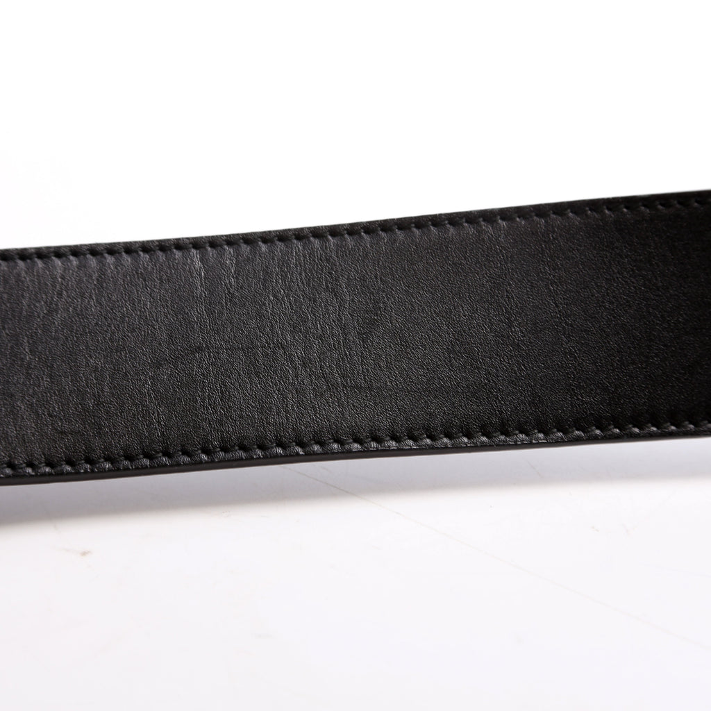 400593 GG Marmont Leather Belt Size 95/38 Black