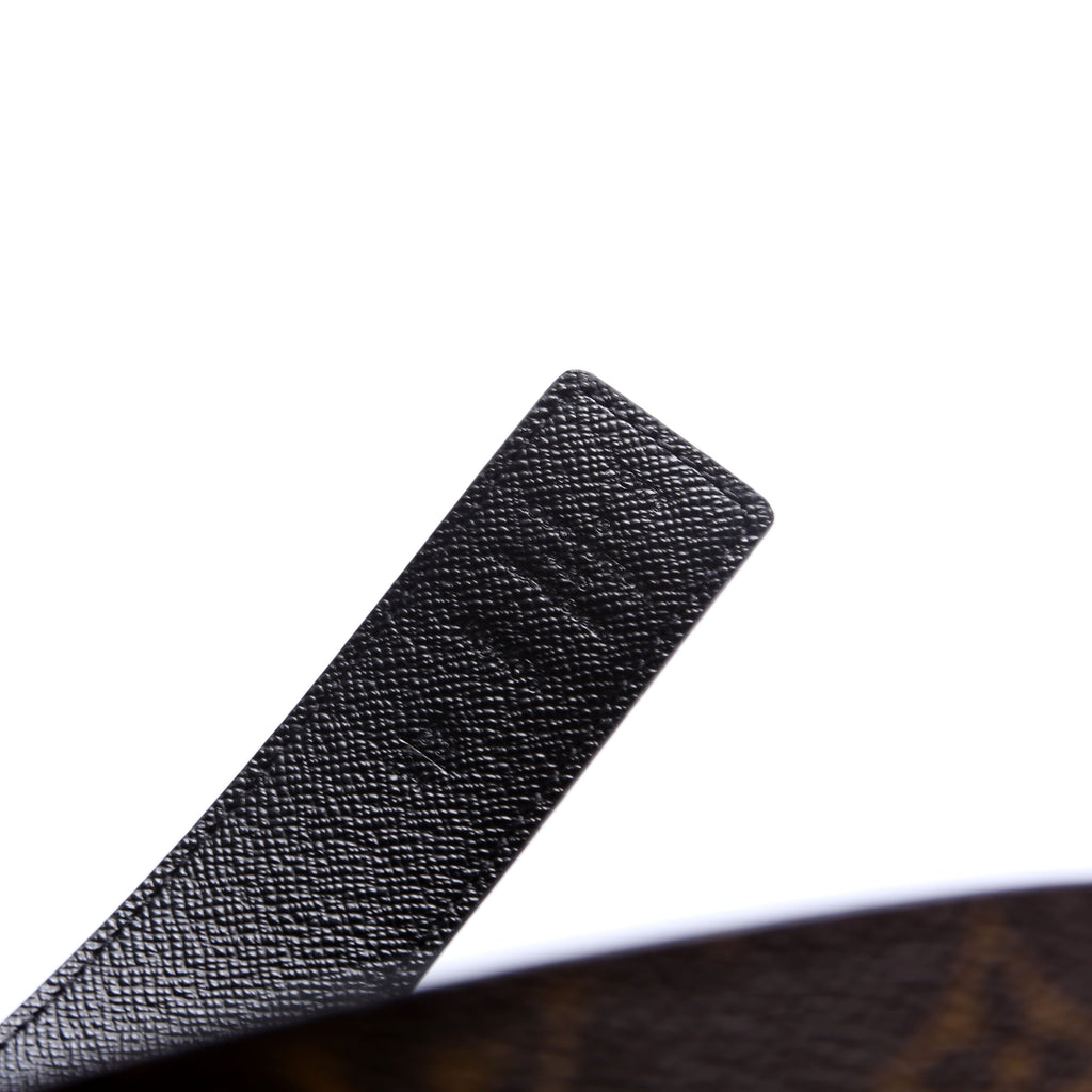 LV Initiales 30MM Reversible Leather/Monogram Belt Size 85/34