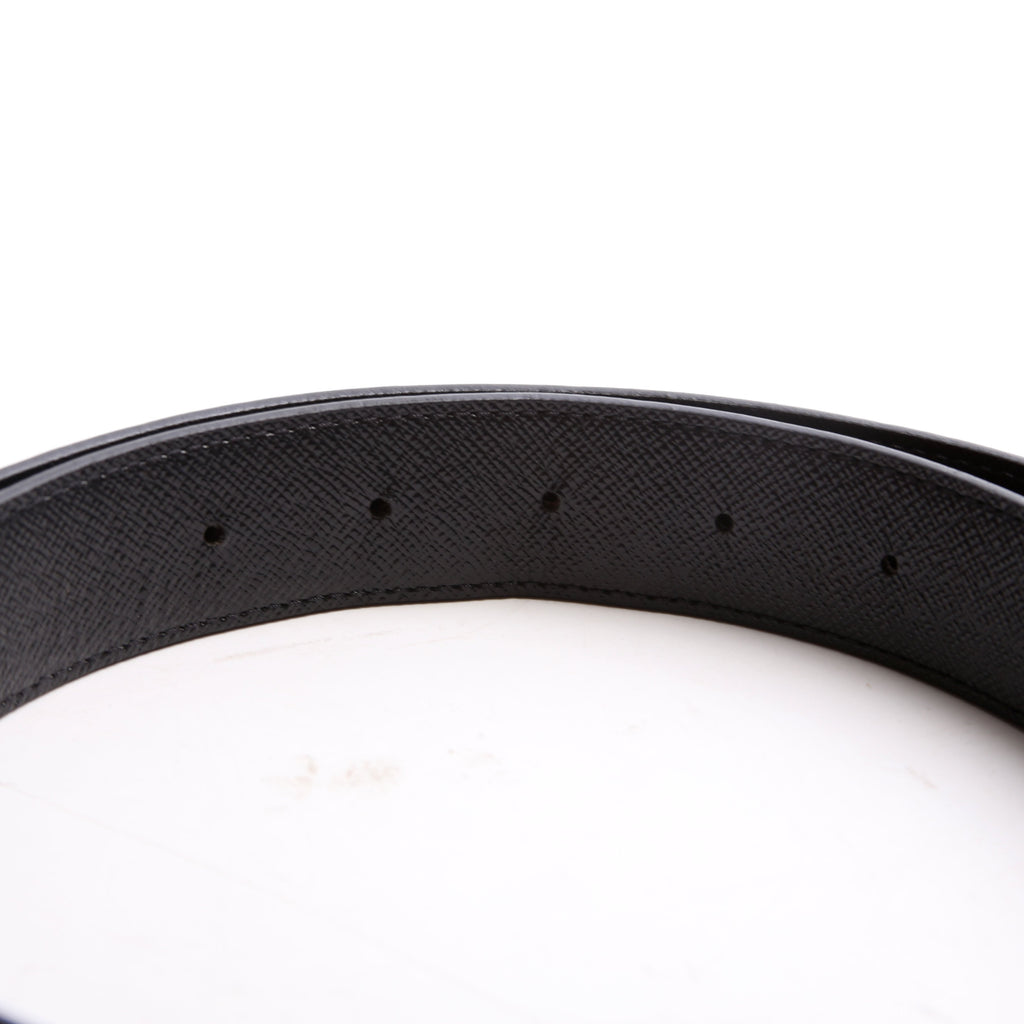 LV Initiales 30MM Reversible Leather/Monogram Belt Size 85/34