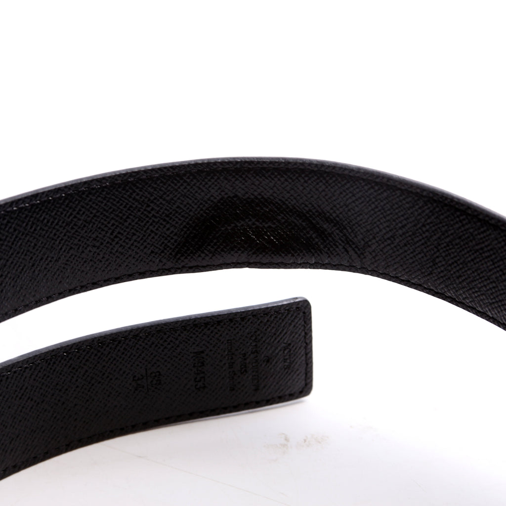LV Initiales 30MM Reversible Leather/Monogram Belt Size 85/34