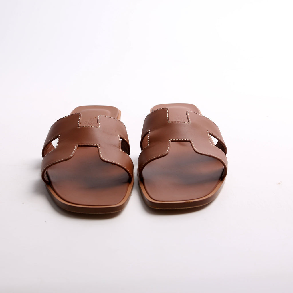 Oran Sandals Size 39 Brown