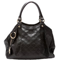 211944 Sukey GG Leather Medium Black