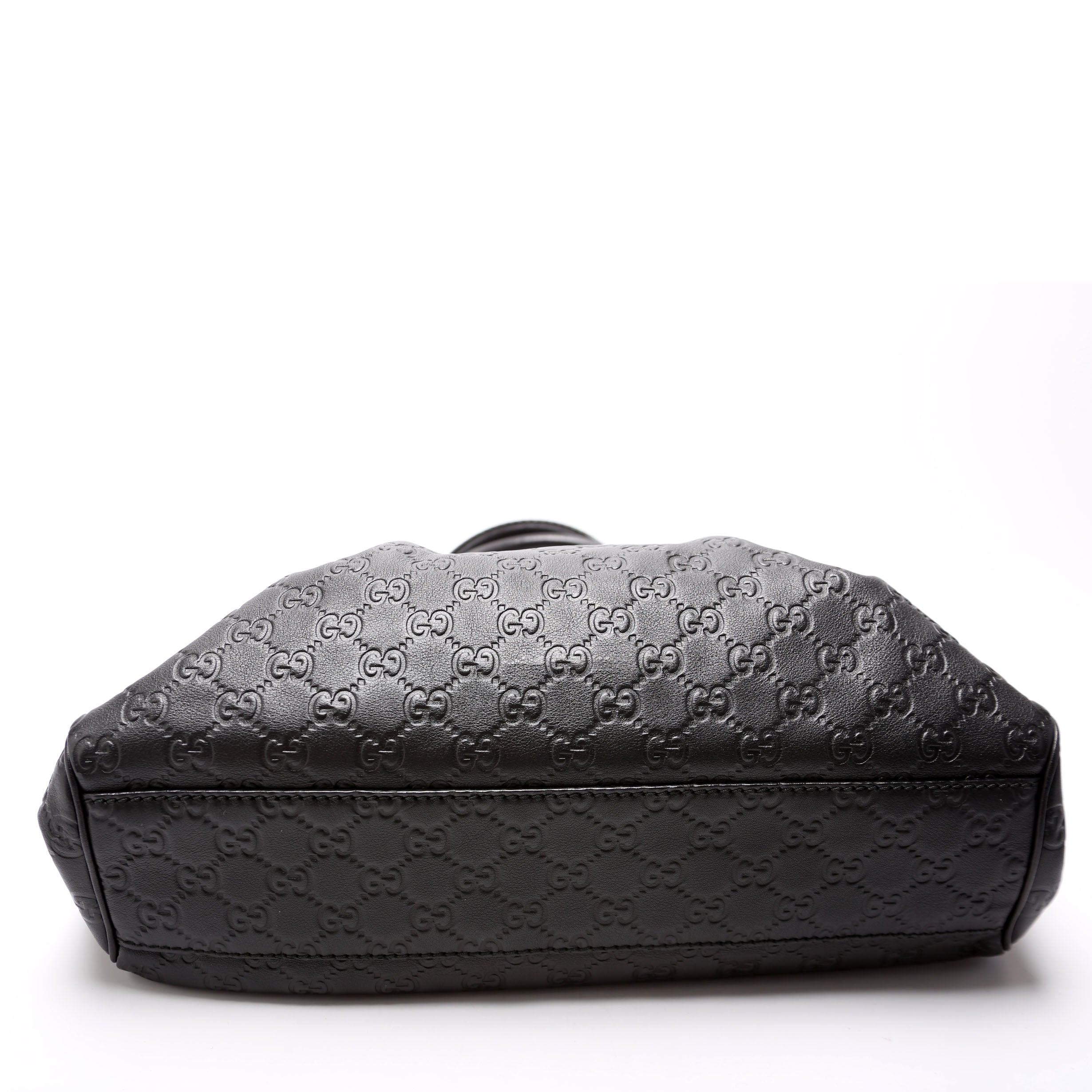 211944 Sukey GG Leather Medium Black
