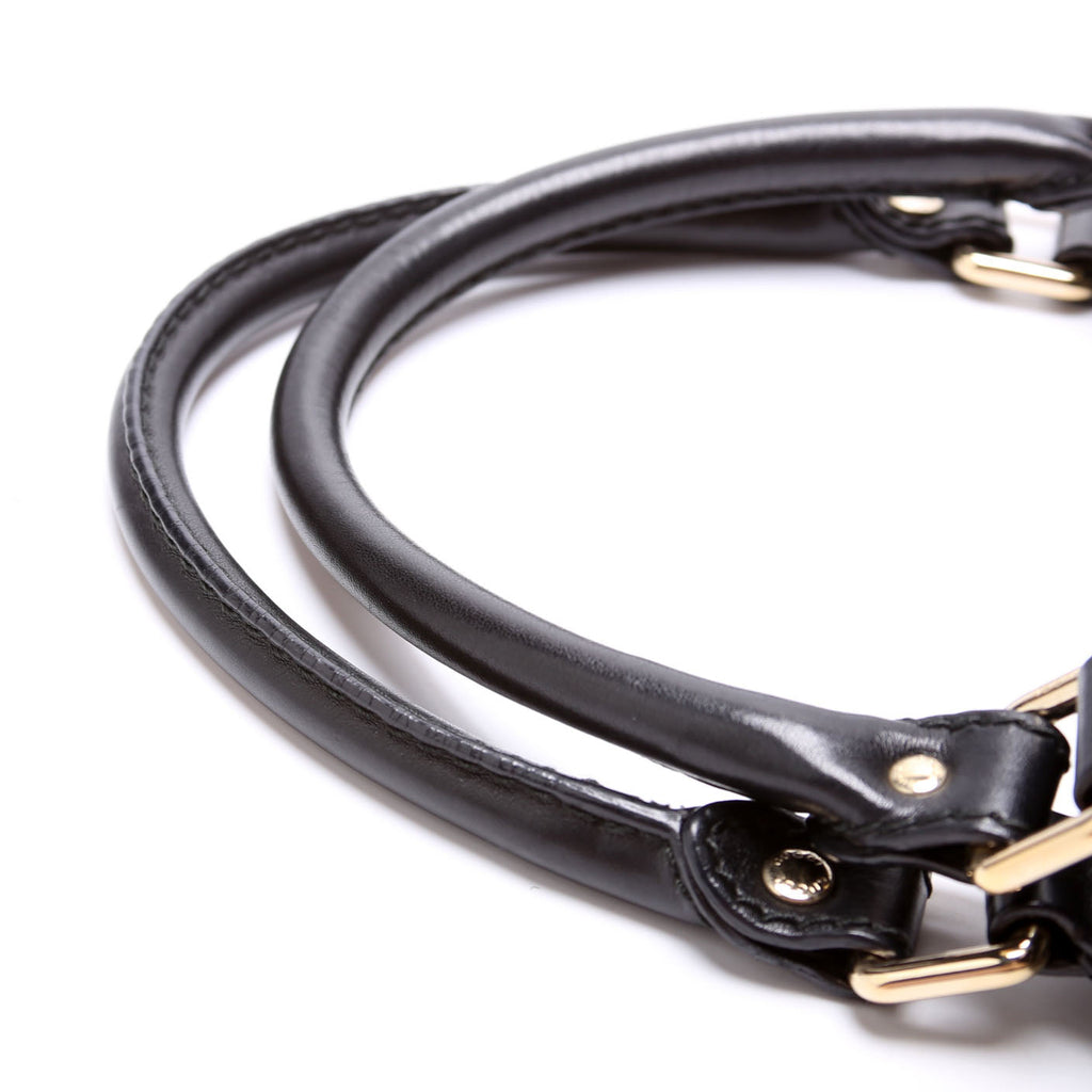 211944 Sukey GG Leather Medium Black
