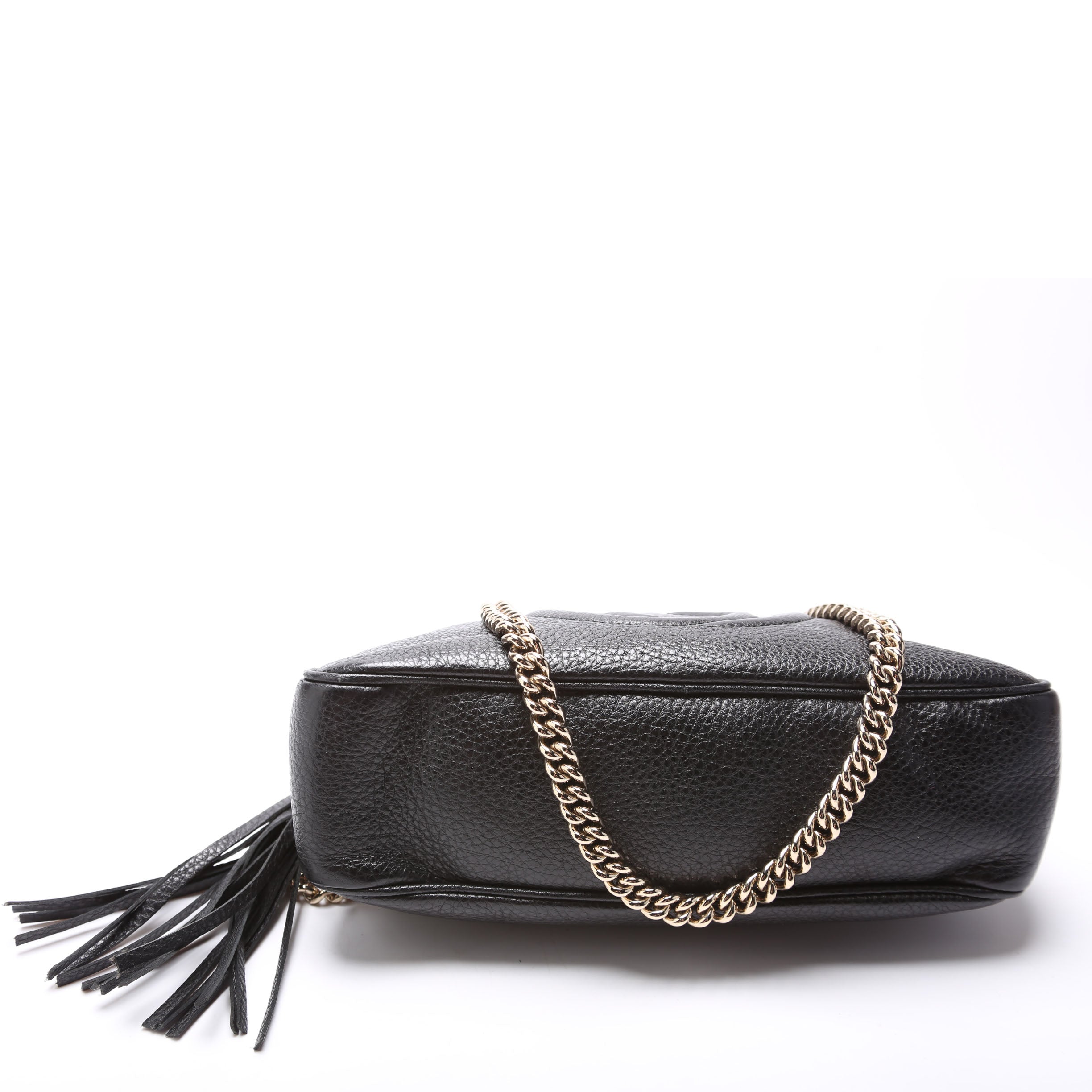308983 Soho Chain Shoulder Bag Black