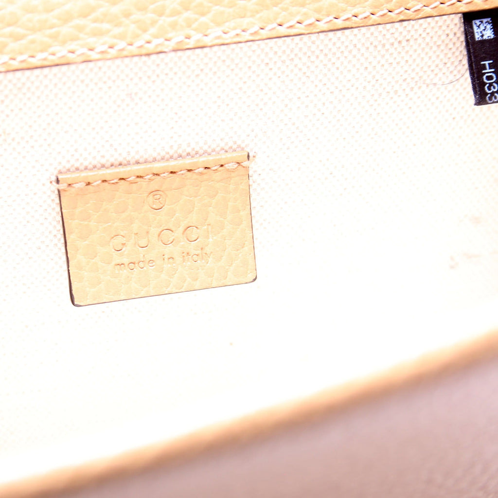 421970 Dionysus Leather Shoulder Mini Tan